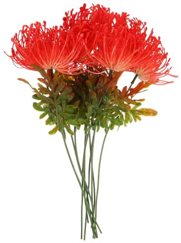 Alipis 10PCS Artificial Flowers, Red Spider Lily Artificial Flowers - 330MM Lycoris Radiata Faux Floral Stems - Realistic Silk Lily Bouquet for Wedding Table Centerpieces & Home Decor