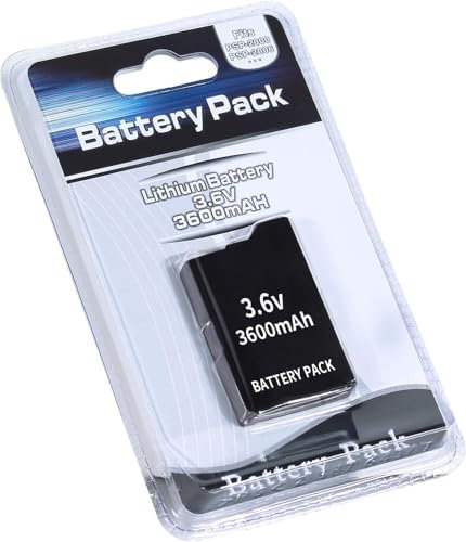 3600mAh Battery for Sony PSP 2000/3000 PSP-S110 Console PSP-3001 PSP-3002 PSP-3000 PSP-3004 PSP-2001 PSP-2002 PSP-2003 3.6V Lithium Ion