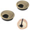 2 Pcs 60mm Desk Grommet,Zinc Alloy Round Desk Cable Grommet,Computer Cable Organizer Desks Cables Hole for Home and Office(Bronze)