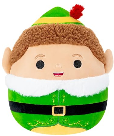 Squishmallows Original 8in Buddy the Elf – Official Jazwares Plush (Little)