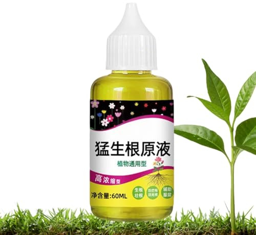 Mixnexorad Wurzel Booster für Pflanzen - 60ml Wurzelwachstumsdünger | Organischer Wachstumsverstärker zur Stärkung für Garten Rasen Bäume Blumen und Pflanzen