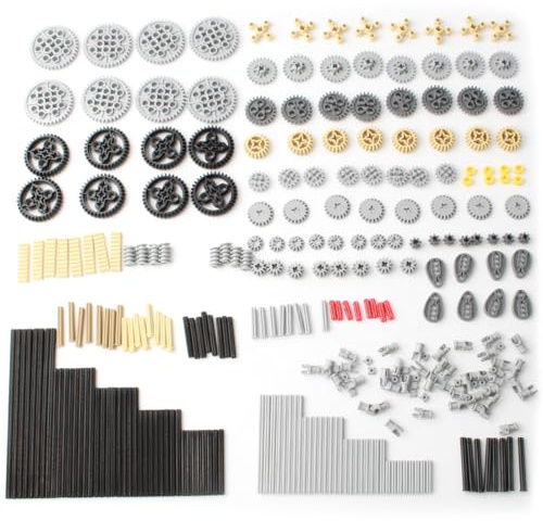 Bausteine Ersatzteile Set, Zahnräder Getriebe Bausteine Bausatz Verbinder