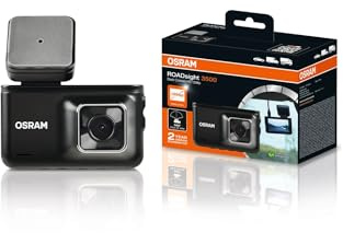 OSRAM ROADsight 3500 Dash Camera, 1296p HD, 3 inch display, 140° wide angle, G-sensor, 30fps, parking mode, HDR function, SD card support, 12/24V