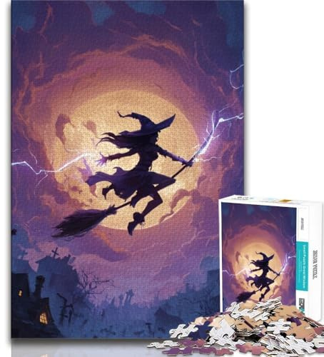 Anime-Zauberer-Puzzle für Erwachsene 1000 Teile Spielzeug Lernspiele Stressabbau einzigartige Heimdekoration und Geschenke (26x38cm)