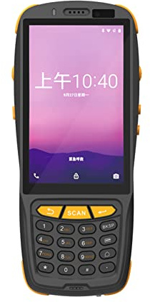 Dioche 9.0 PDA-Handheld-Barcodescanner mit 4-Zoll-Touchscreen, Unterstützt 2G/3G/4G WiFi und Geeignet für Lagerinventur und Logistik.
