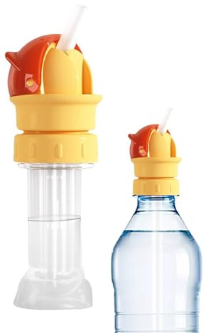 Bouchon Paille Bouteille D'Eau Enfant | Verseurs Universels en Silicone Antifuite - Adaptateur De Bouchon Pour Bouteille D'Eau Avec Paille | pour Gourdes Jus Sodas Boissons Maison Voyage Voiture