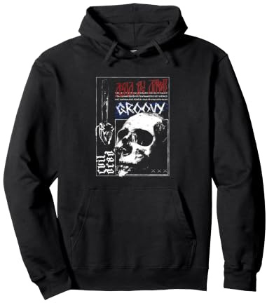 Evil Dead Horror Movie Groovy Skull Kettensäge Halloween Pullover Hoodie
