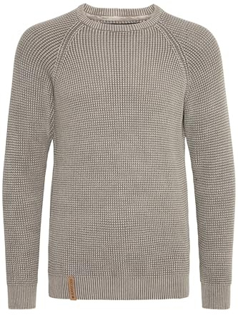 Indicode IDRockford Herren Pullover, L, Iron (920)