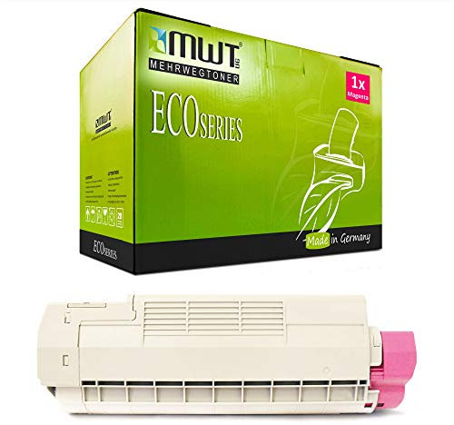 1x MWT Druckerpatrone für Oki ES 6410 DN ersetzt Magenta Rot Patrone Toner Cartridge