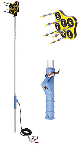 Abbacchiatore elettrico a batteria Ragnolive Light scuotitore scuotiolive asta 2,50 mt cavo 10,5 mt