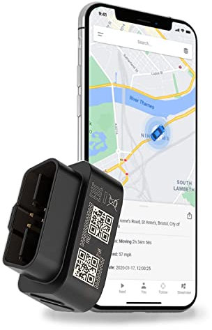 REWIRE SECURITY DB3 Plug & Play OBD GPS Tracker de véhicule – Localisateur portable en temps réel pour voiture, camion, van | Installation facile | Alertes automatiques | Batterie de secours intégrée