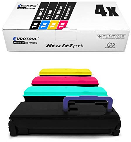 4X Müller Printware Toner für Kyocera FS-C 5100 DN ersetzt TK-540 Patronen Druckerpatronen