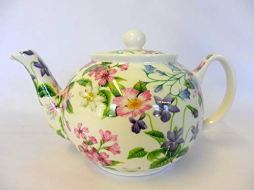 2 Cup teapot in Pretty Dog Rose Design for The Abbeydale Collection