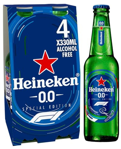 Heineken 0.0 Alcohol Free Beer 4 x 330 ml