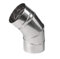 Acier Inoxydable Réglable Coude 90 45 Degrés Cheminée Doublure Plier Conduit Tuyau - 150mm