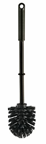 haug bürsten - WC Rundbürste in Schwarz zur komfortablen Reinigung ihres WCs - Maße: 360 x 80 x 80 mm - Made in Germany