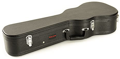 MUSIC STORE Eco Case, Tenor Ukulele, Schwarzer Tolex-Bezug, Gepolstertes Innenfutter, Zubehörfach, 72 cm Gesamtlänge