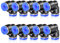 ERGAOBOY 10 piezas codo 4mm tubo OD empujar para conectar neumáticos accesorios de tubo empujar bloqueo (PV4)