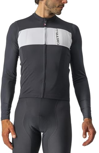 castelli Prologo 7 Long Sleeve Mens Cycling Jersey - Black 2XL