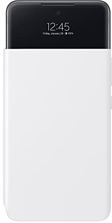Samsung S View Wallet Cover EF-EA536 für das Galaxy A53 5G | Flip Cover, Handy-Hülle, stoßfest, Schutz Case, White - 6,5 Zoll