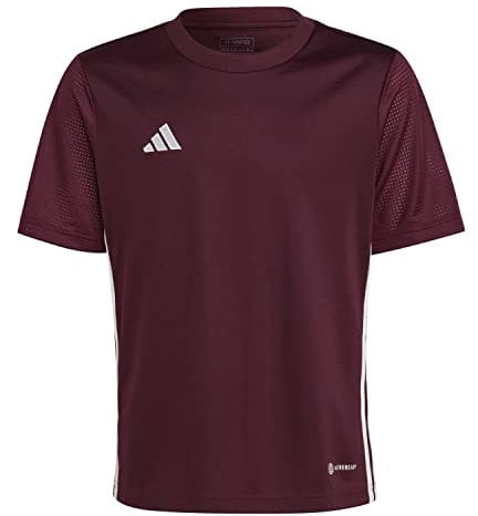adidas Unisex Kids Jersey (Short Sleeve) Tabela 23 Jersey, Team Maroon 2/White, IB4933, 152