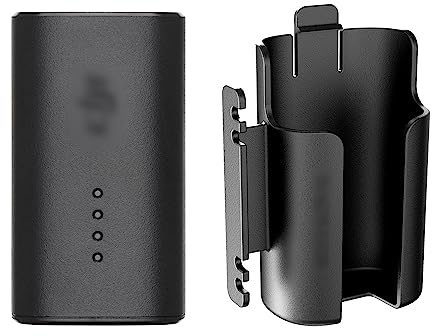 ONTOMYO Original FPV Goggles Battery for DJI Avata Goggles 2/DJI FPV Goggles V2 with DJI FPV Goggles V2 Battery Back Clip Hanging Hook Winder Design Protective Case Accessories Anti-Drop Battery Box