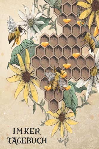 Imker Tagebuch: Bienen-Notizbuch, Überwachung der Wartung Ihrer Bienenstöcke, Überwachung der Zucht von Bienen. A5