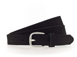 Tamaris Gürtel Essential Classics TB0016L02 Damen Gürtel Uni schwarz 0790