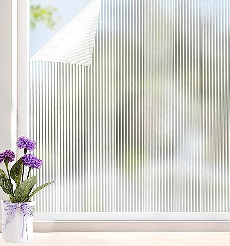 Film Fenetre Electrostatique Film occultant Anti UV Anti Regard pour Bureau Maison Salle de Bain (Blanc2, 40 * 200CM)