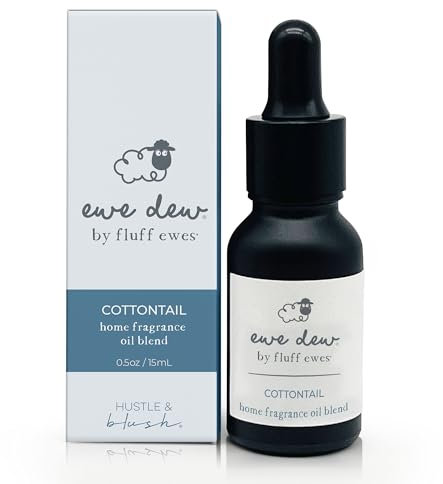Laundry Essential Oils for Dryer Balls 15ml Cottontail - Blend of Laundry Fragrance Oil and Essential Oils for Laundry Wool Balls, Essential Oil for Laundry Diffusers and Candle Making Scents