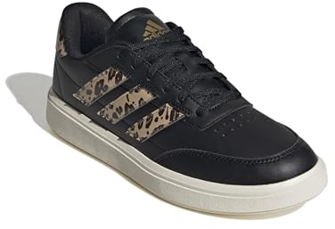 Adidas Damen COURTBLOCK Shoes, Carbon Black/MAGBEI/Offwhite, 36 2/3 EU