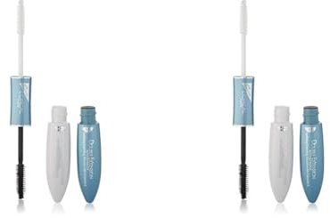 L'Oréal Paris Mascara, Wasserfeste Wimperntusche und Primer für Mascara für lange Wimpern, Double Extension Waterproof, Schwarz, 12 ml (Packung mit 2)