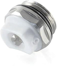 Radiator Accessories,Towel Rail Radiators Universal Brackets Chrome,White,Black, Radiator Valves (AIR VENT BLEED White 15mm)