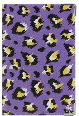 Color Pop Porte-papiers Voiture Nouveau permis - France - PVC – papiers français – Carte Grise Nouveau permis Conduire – 13,8 x 9 cm (Imprimé Pelage Violet)