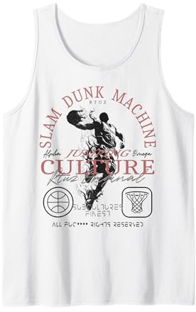 Vintage Retro Y2K Hip Hop Sport Urban Streetwear Basketball Tank Top