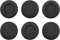 cyclingcolors 6X Schaumstoff Ohrhörer Ohrpolster Pad Schwarz Schwammabdeckungen für Kopfhörer ersatzstöpsel Ohrenschützer mikrofon mikro Filter Schaumstoff Windschutz, 40mm