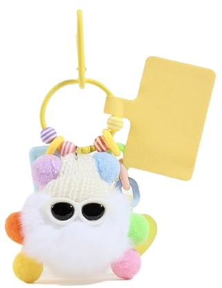 Wilgure Haar Schlüsselanhänger Taschenanhänger Puppen Taschenanhänger Einzigartige Kohle Schlüsselanhänger Taschenbehang Haaranhänger