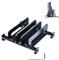 Qivine Support Vertical pour Ordinateur Portable Laptop Stand en Acier Au Carbone avec 3 Fentes Support Laptop Peu Encombrant Anti-Rayures et Antidérapant pour Tablette Ipad Calculatrice