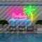 HFHungkeong Custom Dimmbare LED Pool Palmen Neon Barschilder für die Hausbar Poolparty,USB Betriebene Neon Sign für die Wanddekoration von Bar, Kneipe, Männerhöhle, Party, Kunstdekor (40,6 x 22,9 cm)
