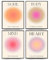 Linilioart Aura-Engel-Poster für Schlafzimmer, ästhetische, motivierende Wanddekoration, Aura-Poster für Zimmer, ästhetisch, ungerahmt (40 x 60 cm), 4 Stück