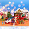 Hierein Weihnachtskarten, Haus Weihnachtskarte 3D mit Umschlag, Überraschungsgeschenk zu Weihnachten Pop Up Karte, Weihnachten Karte für Mama Frau Freundin Kinder, Pop Up Weihnachtsbaum