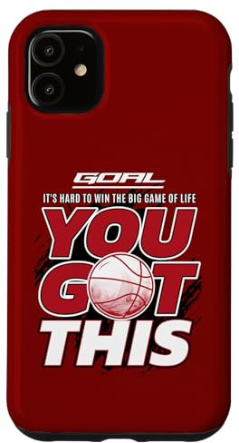 Carcasa para iPhone 11 Objetivo: Tienes esto | Regalo motivacional de ropa urbana para atletas