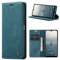 Azororo Coque pour Samsung Galaxy A14 5G/4G Premium Housse Cuir Protection Pochette Rabat Portefeuille Flip Case Porte Magnétique Coque Étui pour Samsung Galaxy A14, Bleu Vert