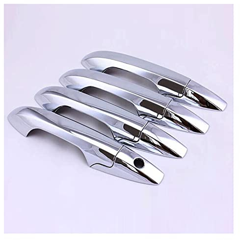 Poignées De Porte Garniture De Couvercle De Poignée De Porte Extérieure Chromée Automatique 8 Pièces Pour H&o-nda Pour Civic 2007-2011 Pour Pilote 2009-2015