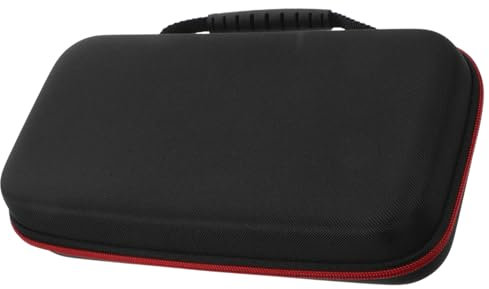 TOGEVAL Portable Microphone Case Dual Mic Hard Storage Bag Lightweight Eva Zipper Design Shockproof for Handheld Mics Accessories for Travel and Organization