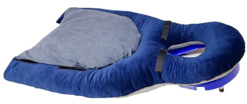 Kissen nach unten nach unten nach Augenchirurgie Winkel Verstellbares Gesicht nach unten Kissen zum schlafenden Baumwollgefüllte atmungsaktives Gesicht nach unten Kissen mit Brust- und Nackenstütze f