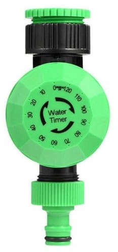 KEXIAO Temporizador de agua mecánico, control de riego de jardín, temporizador mecánico para manguera al aire libre