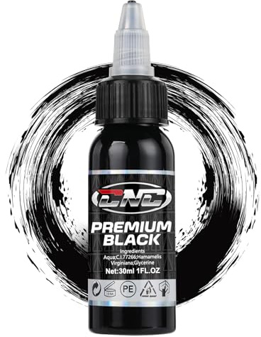 1oz Tattoo Farbe Schwarz CNC Black Tattoo Ink Vegan Friendly Tattoo Supply 30ml