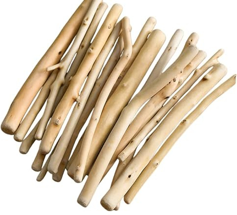 WANYI 250g Treibholz zum Basteln 20cm Holzstäbe Natürliche Holzstäbchen Basteln Kiefernholz Treibholz Deko für DIY Handwerk Heimdekoration Ornamente