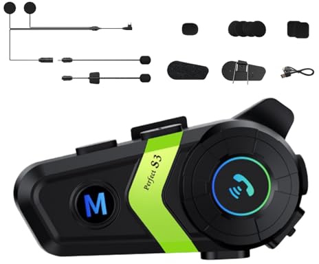Motorcycle Headphones | Wireless Noise Reduction Gear | Headphones for Motorcycle Helmet - for Bike Ski Snowmobile Dirtbike Snowboard Women Men Adventure Cycling